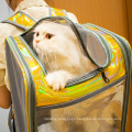 Laser Leather Foldable Pet Breathable Travel Backpack